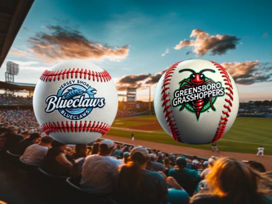 Greensboro Grasshoppers at Jersey Shore BlueClaws